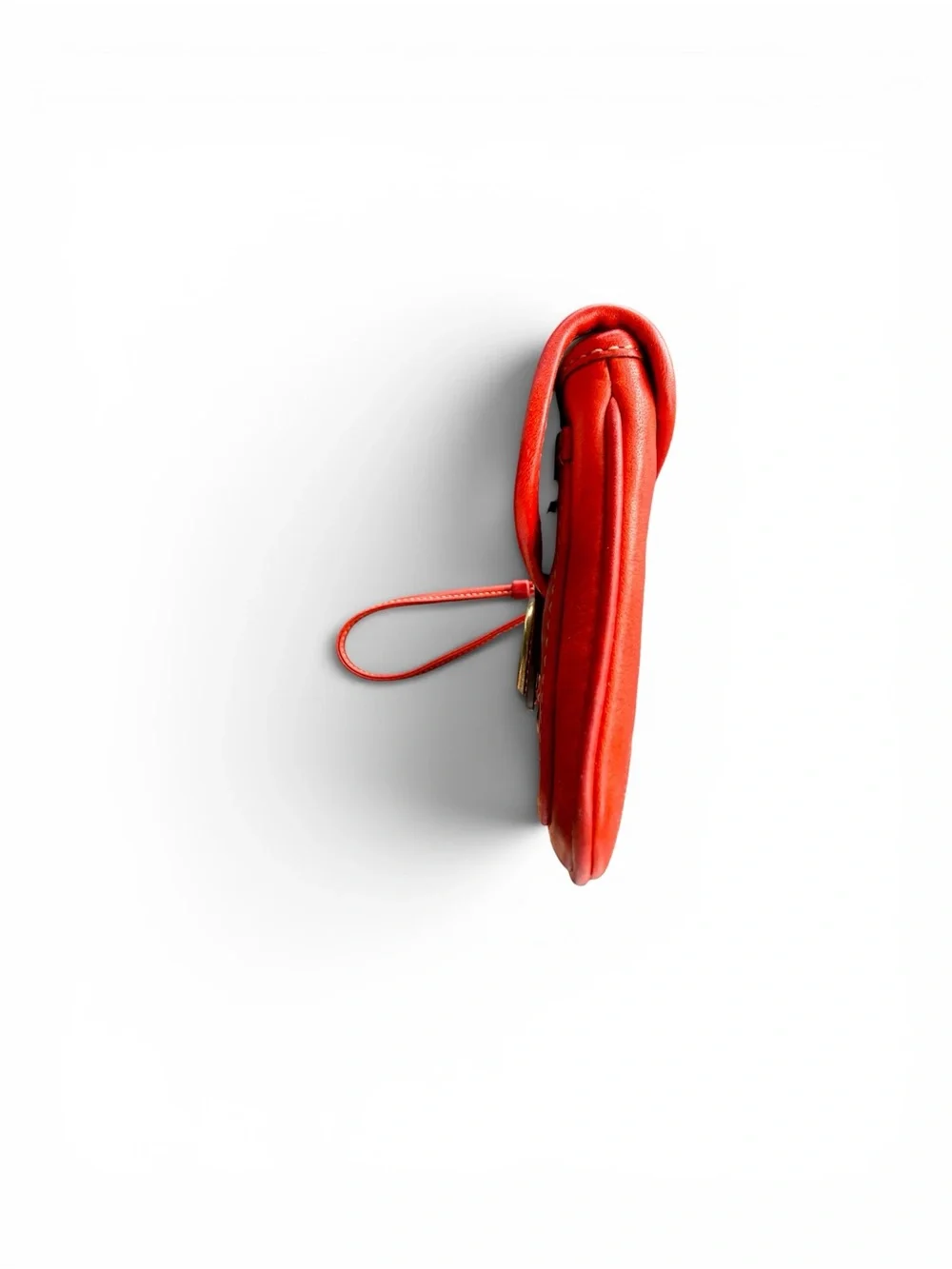 Coach Legacy Red Leather Turnlock Wristlet - Picture 8 of 8